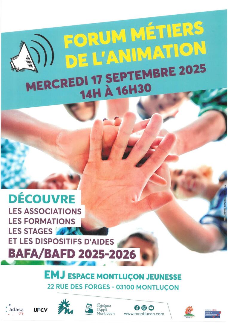 Forum Métiers de l'Animation_Montluçon