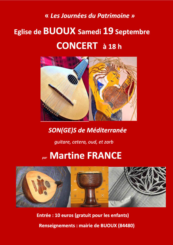 Journées du patrimoine 2026 - Concert à l'église de Buoux_Buoux