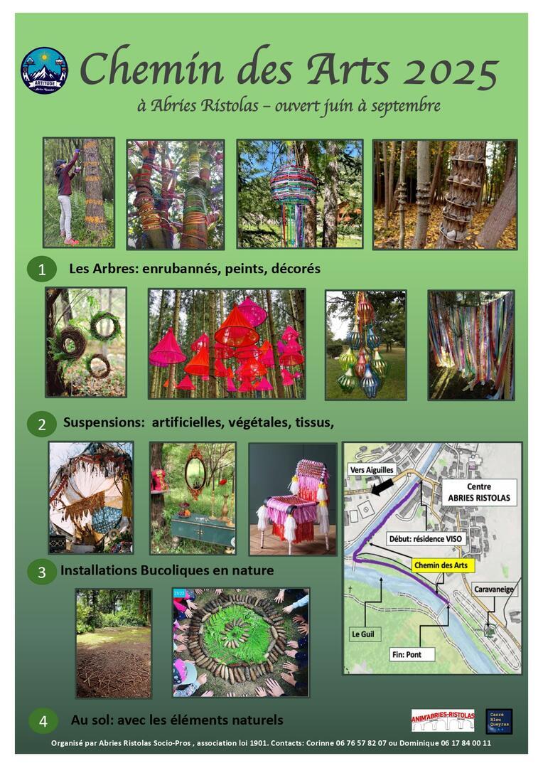 Ateliers Land-Art sur le Chemin des Arts_Abriès-Ristolas