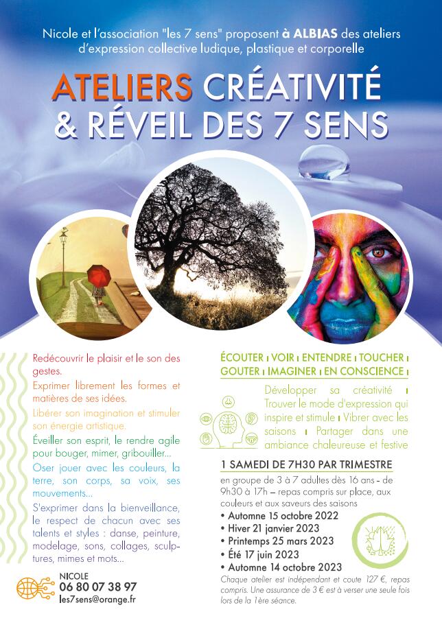 Ateliers créativité