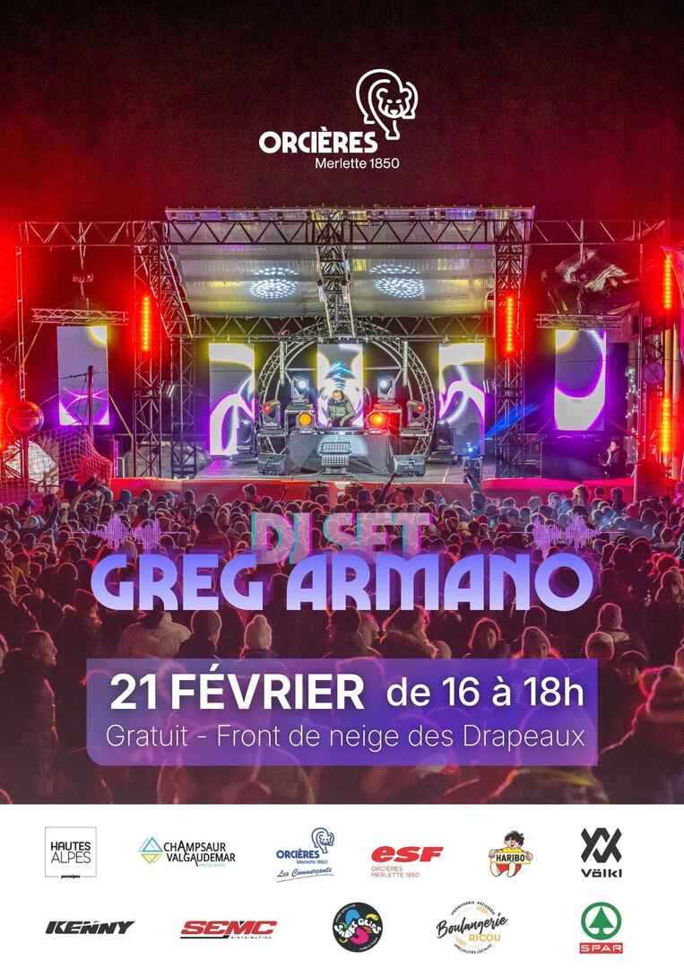 DJ Set - Greg Armano en live !_Orcières