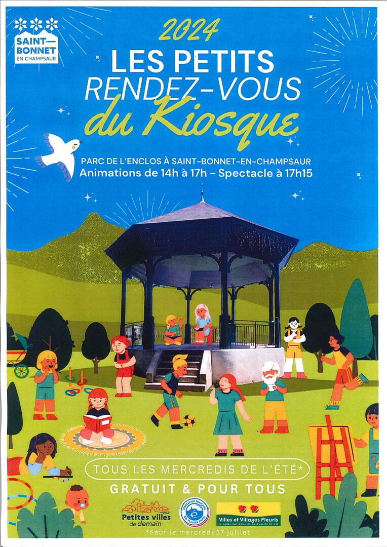 Les petits rendez-vous autour du Kiosque