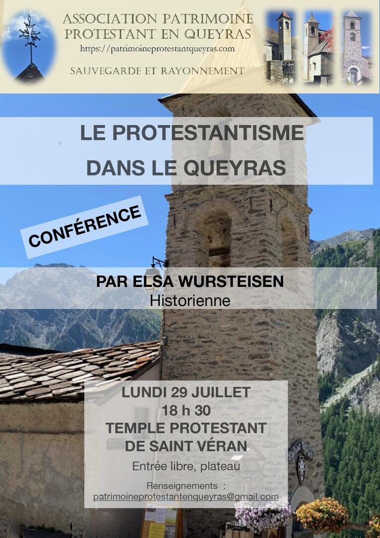 Conférence "Le protestantisme dans le Queyras"_Saint-Véran