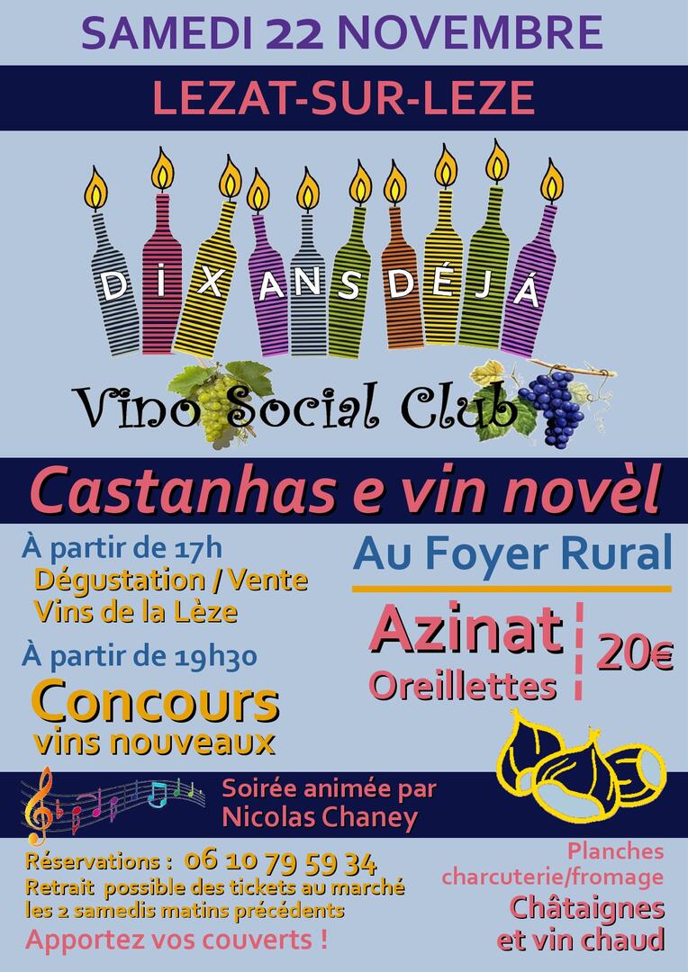 Castanhas e vin novèl_Lézat-sur-Lèze
