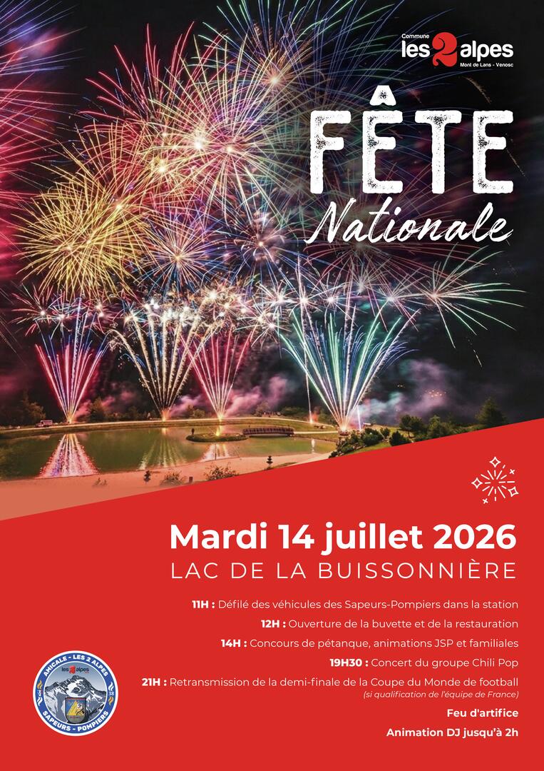 Fête nationale aux Deux Alpes_Les Deux Alpes