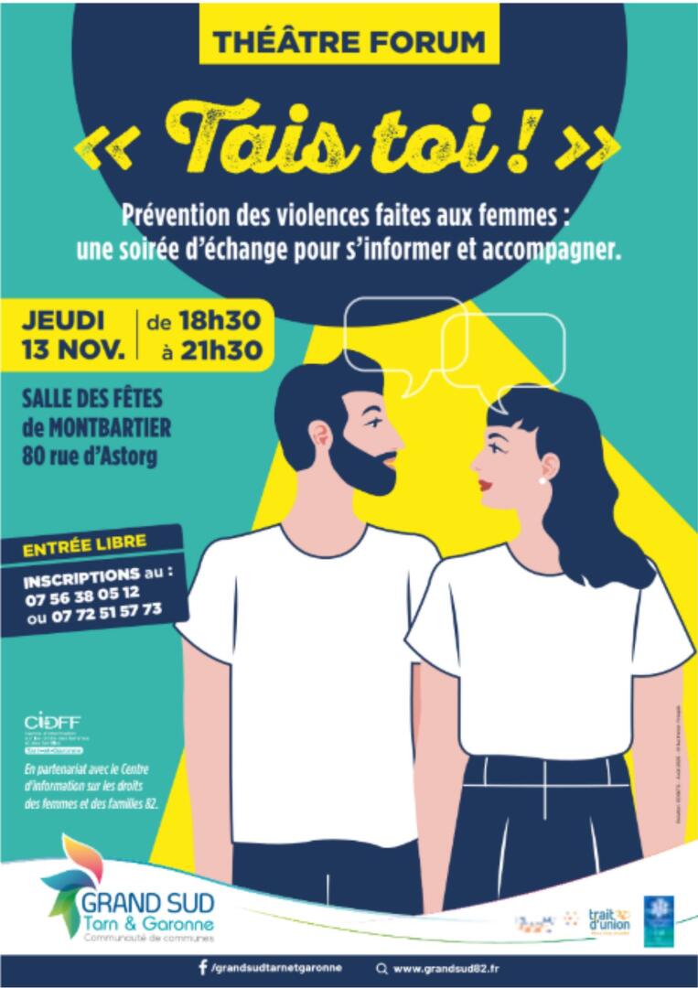 Théâtre forum "Tais toi"_Montbartier