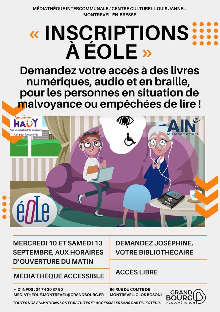 Affiche Inscription à Eole