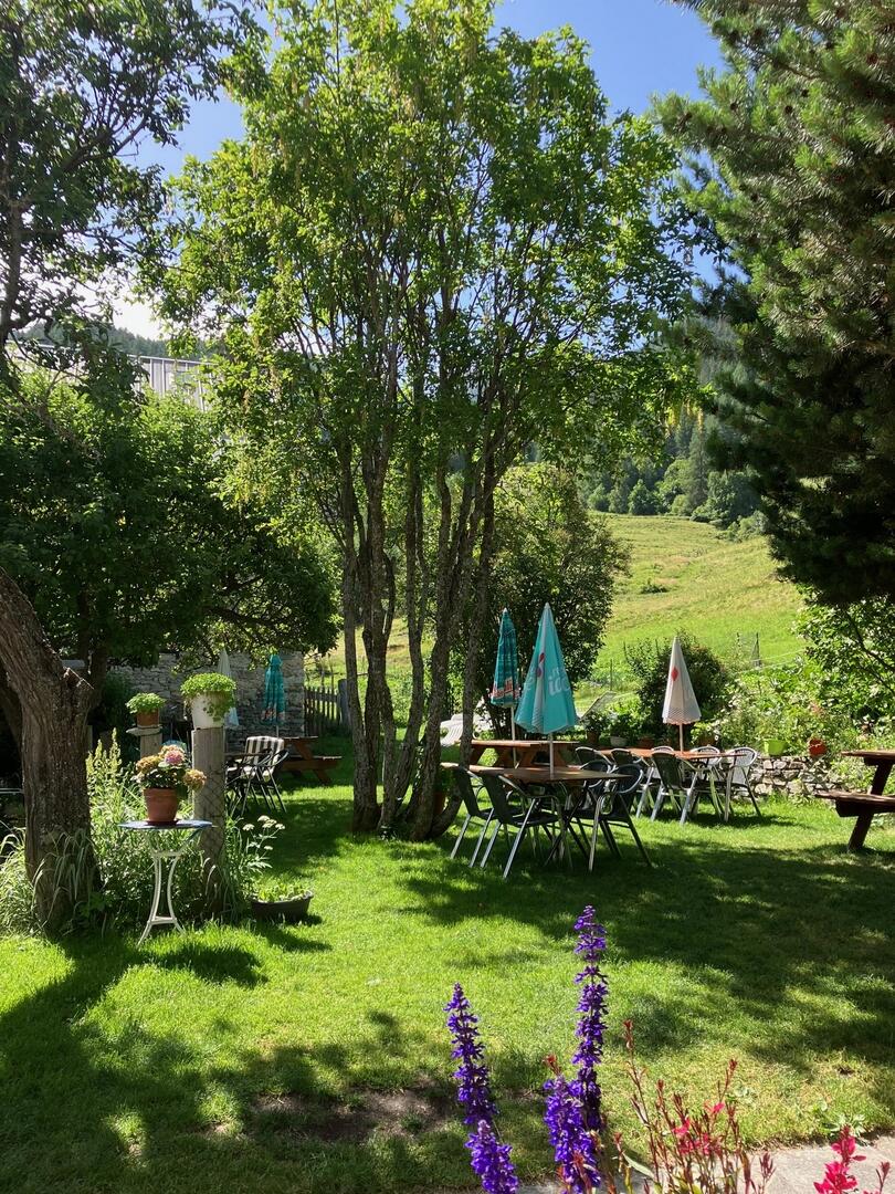 jardin restaurant le Riou Vert