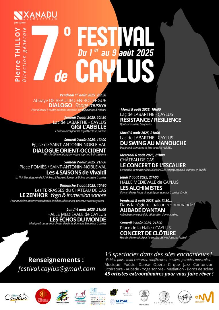 7e Festival de Caylus - LES ÉCHOS DU MONDE, musique et danse_Caylus