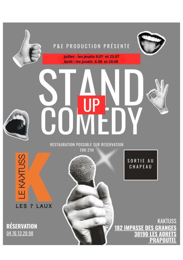 Comédie show stand-up au Kaktuss_Les Sept Laux Prapoutel
