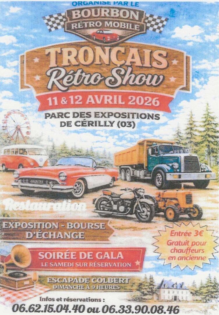 Tronçais Rétro Show_Cérilly