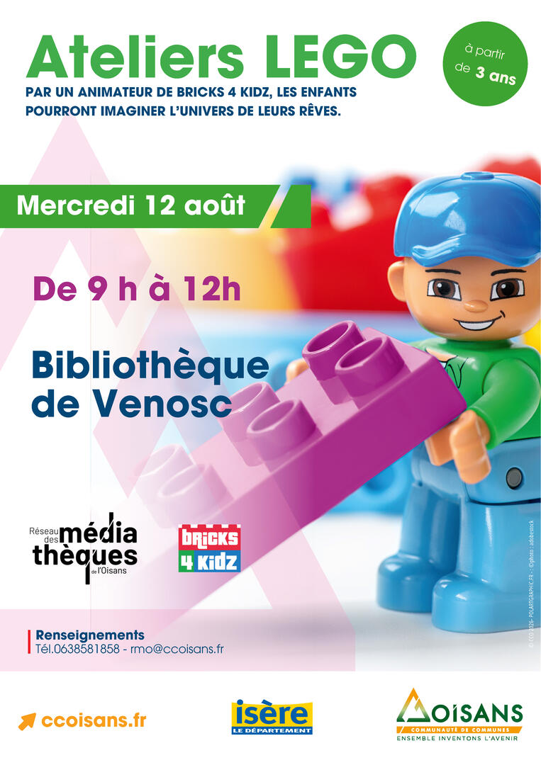 Atelier Lego à la bibliothèque de Venosc_Venosc