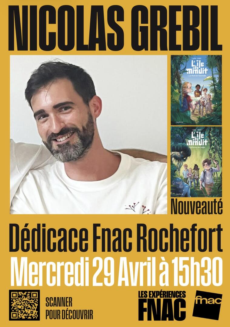 Dédicace BD - Nicolas Grebil