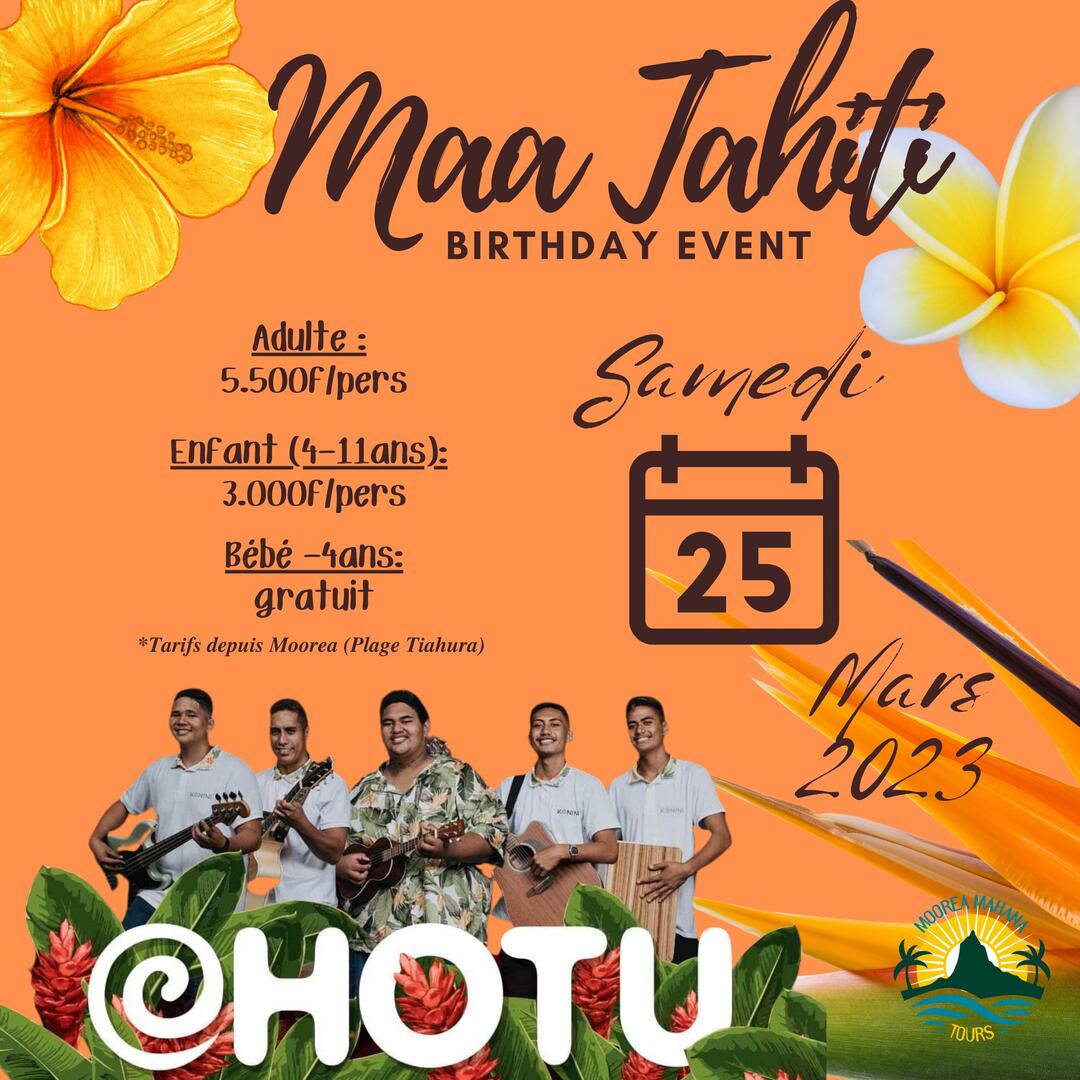 Ma'a Tahiti Birthday Event