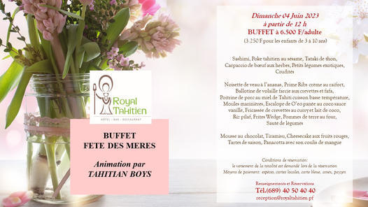 Buffet Fête des mères