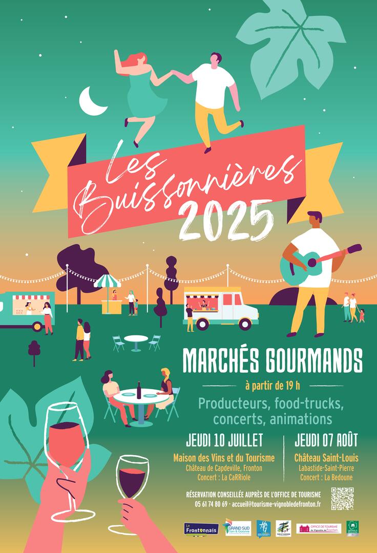 Les Buissonnières : marchés gourmands_Labastide-Saint-Pierre