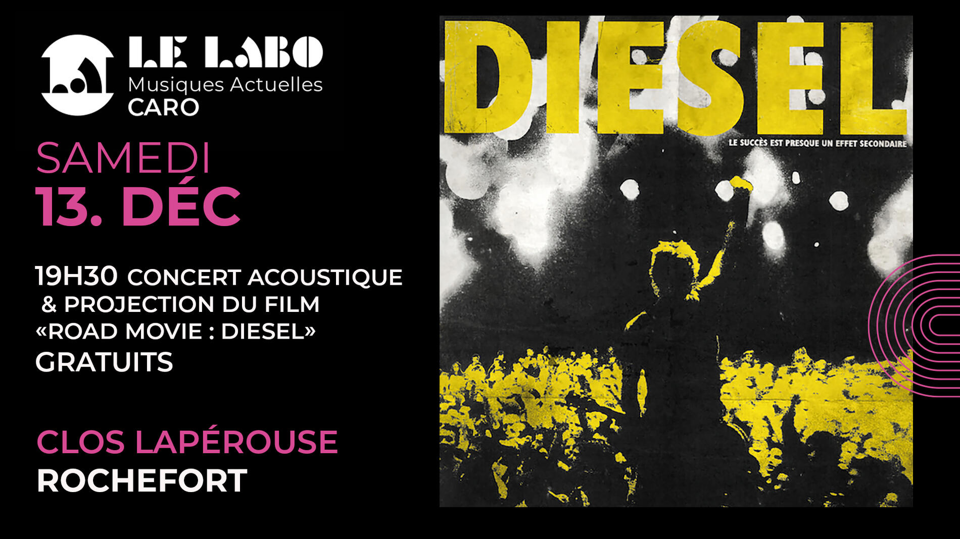 PROJECTION DU FILM "ROAD MOVIE : DIESEL"_Rochefort