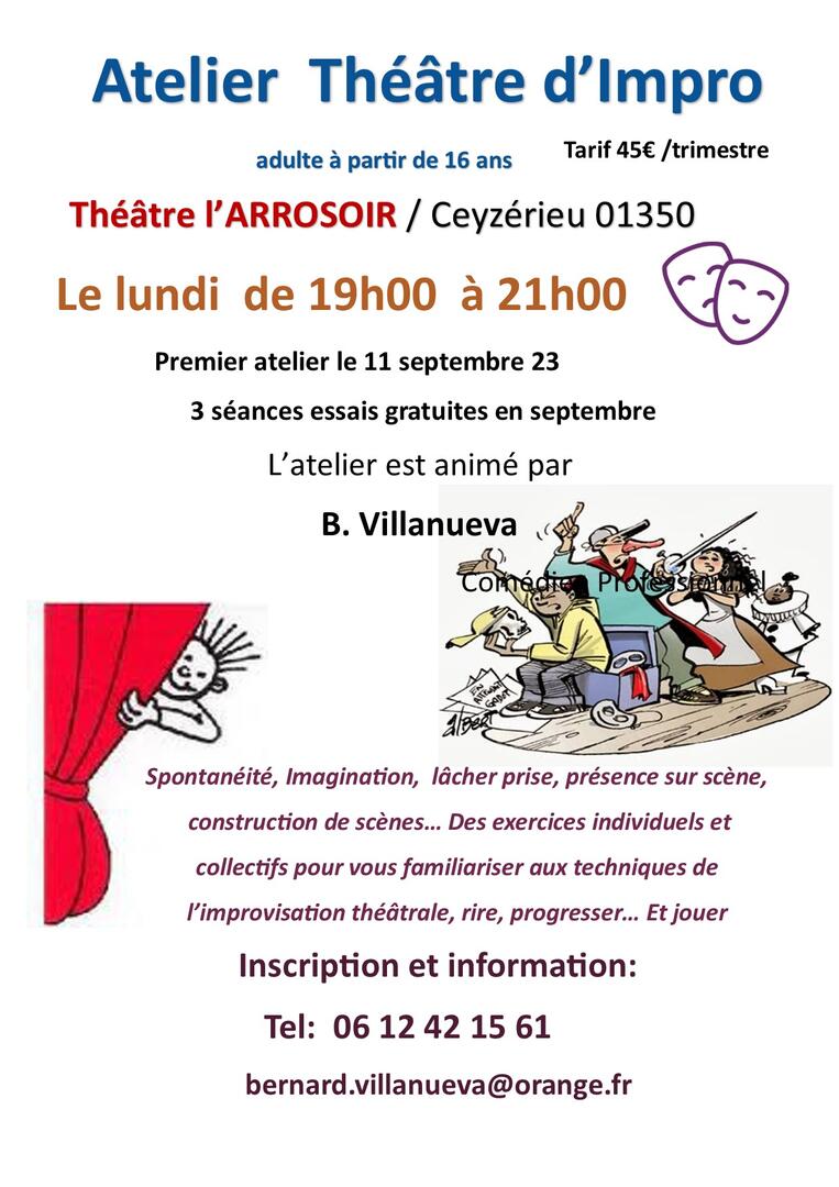 Atelier Théâtre d'Improvisation