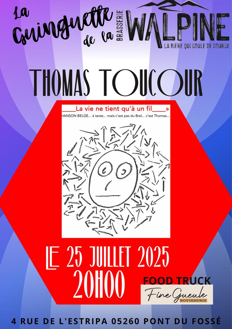 Concert Thomas Toucour à la Walpine