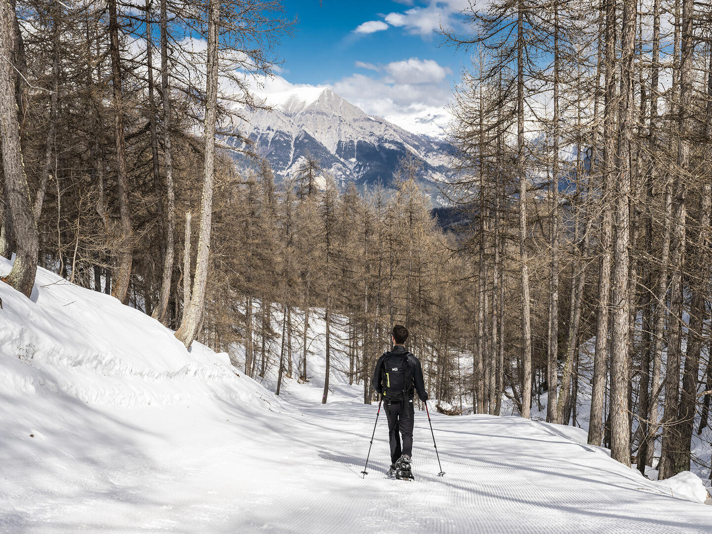 Itinéraire raquettes Les Cabanes - Le Sauze
