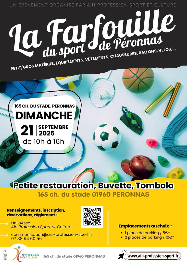 Affiche Farfouille - AIN PROFESSION SPORT ET CULTURE