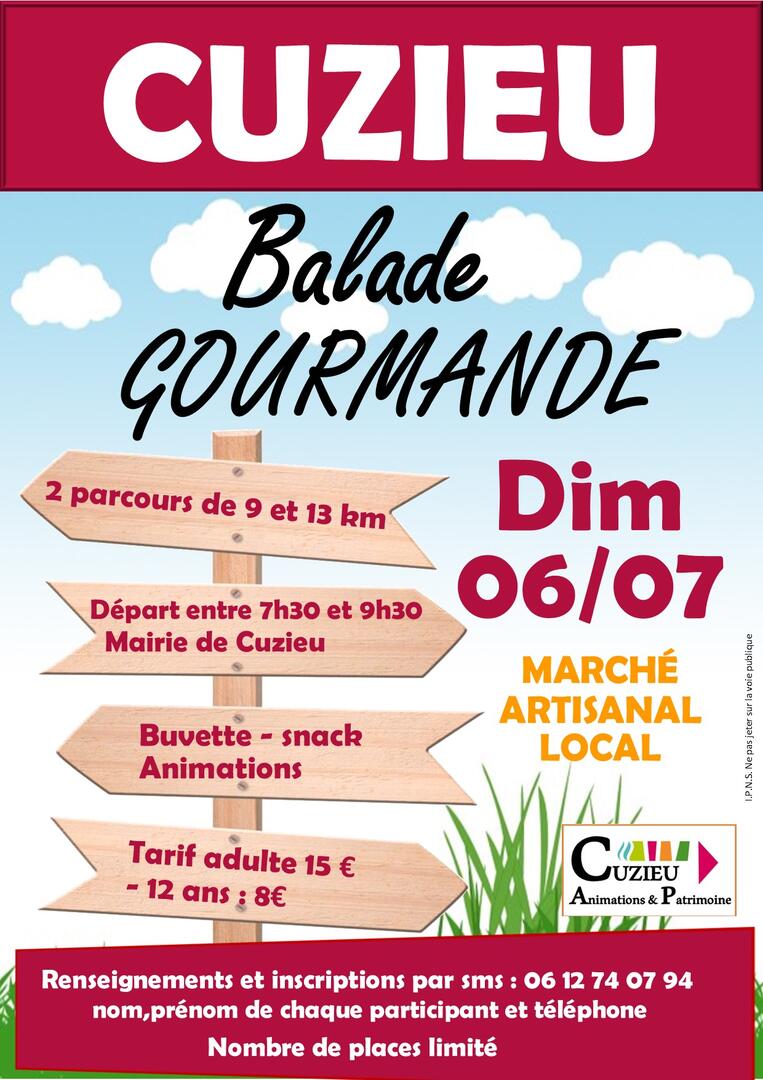 Balade gourmande et marché artisanal_Cuzieu