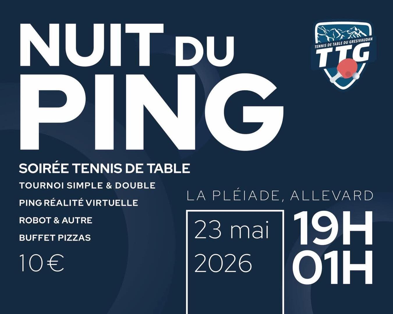 La nuit du Ping - édition 2026_Allevard
