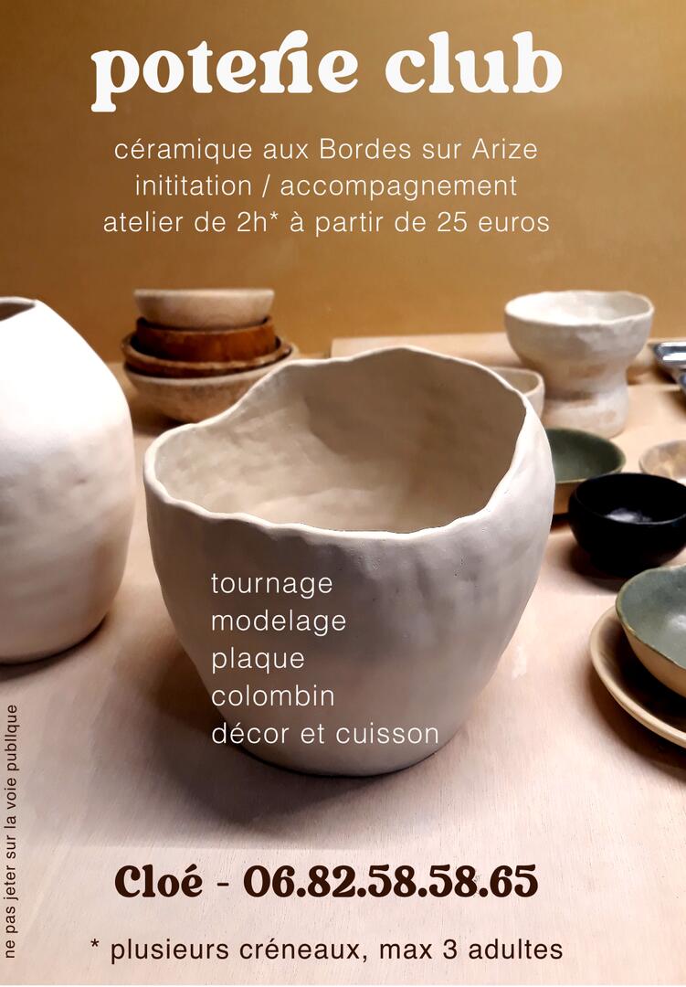 flyer poterie clus