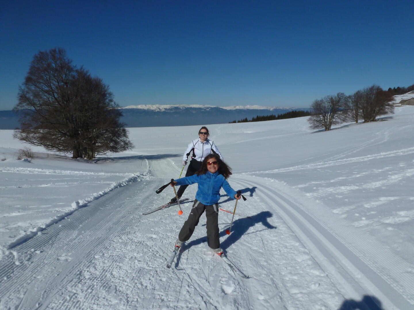 piste ski de fond saleve