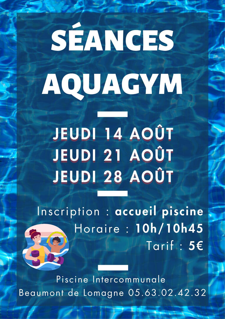 Séances d'Aquagym_Beaumont-de-Lomagne