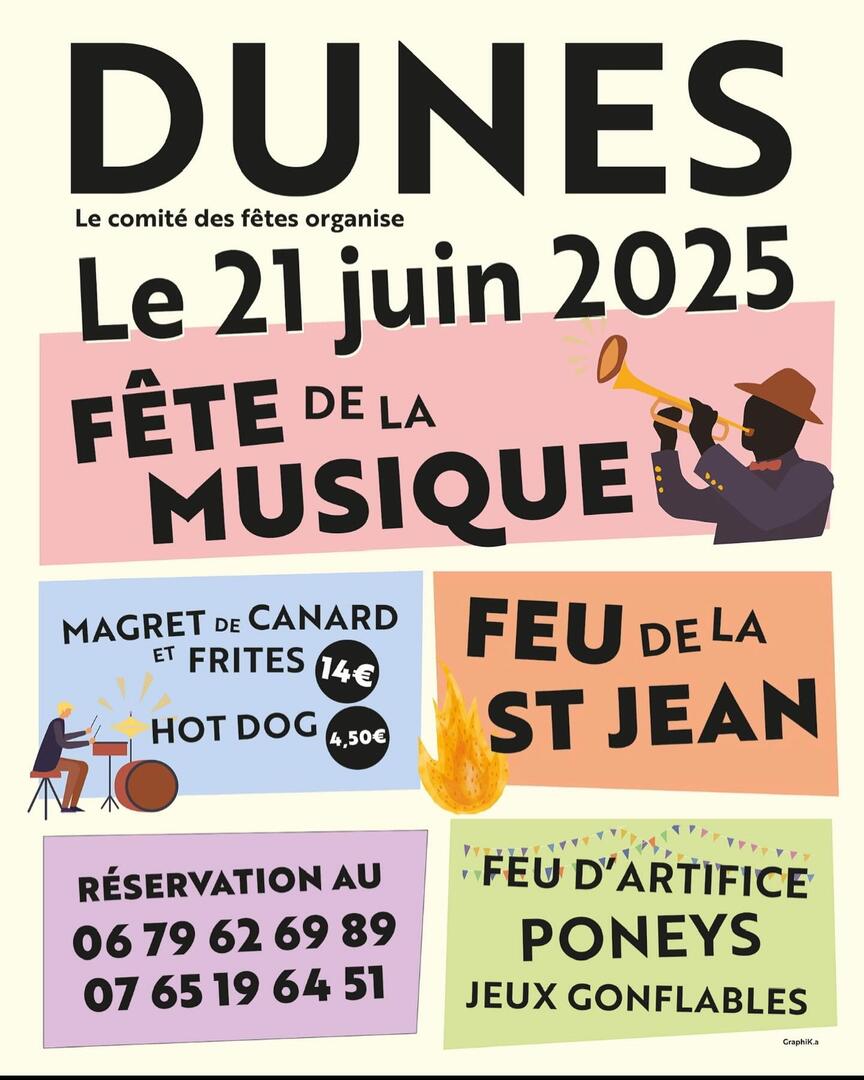 Fête de la Musique et de la Saint-Jean à Dunes_Dunes