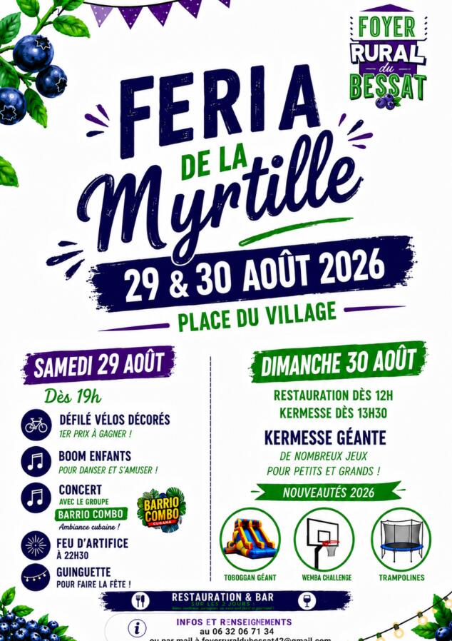 Fête du village et kermesse_Le Bessat