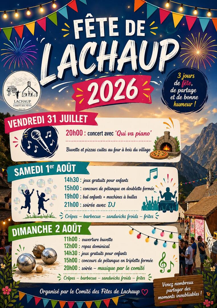 Fête votive de Lachaup_Saint-Jacques-en-Valgodemard