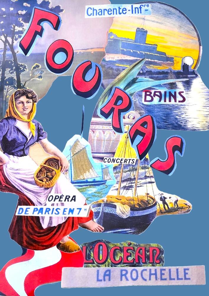 Atelier collage_Fouras-les-Bains