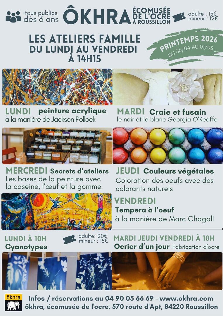 programme animations vacances avril 2026