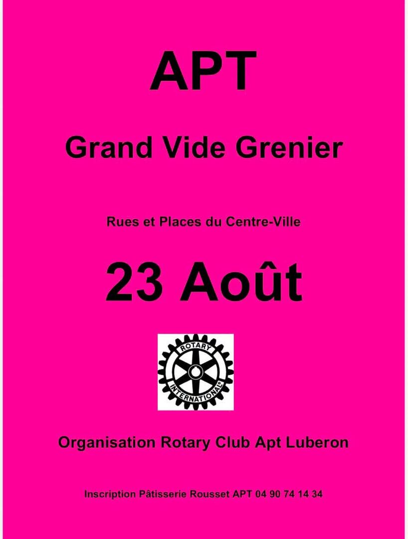 Grand Vide Grenier APT_Apt