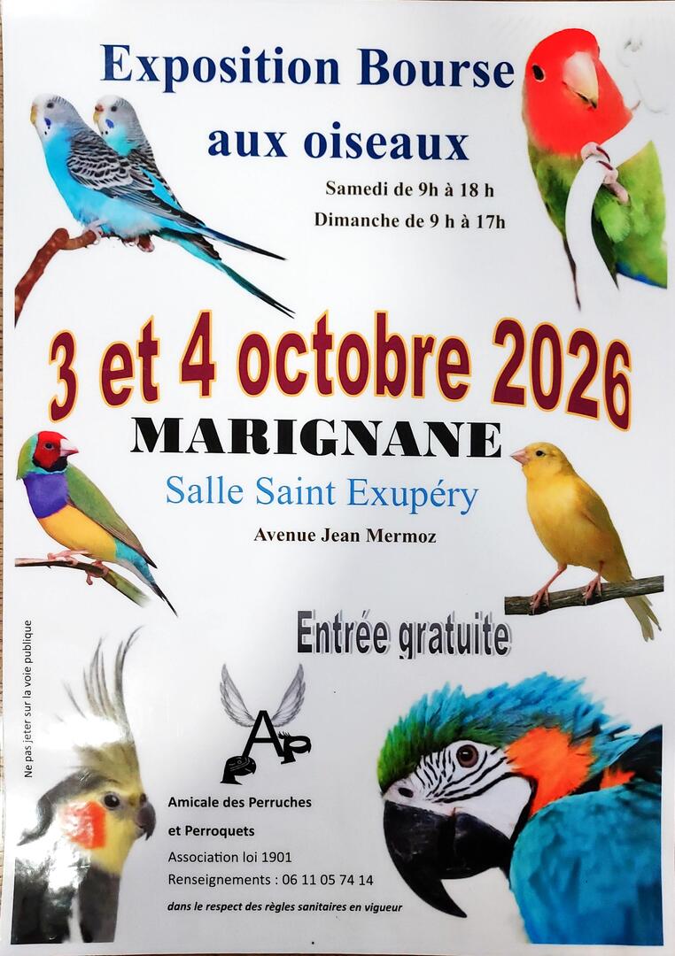 Exposition et bourse aux oiseaux