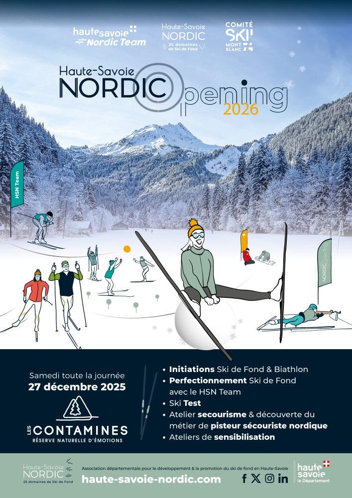Haute-Savoie Nordic Opening 2026 au domaine nordique des Contamines_Les Contamines-Montjoie