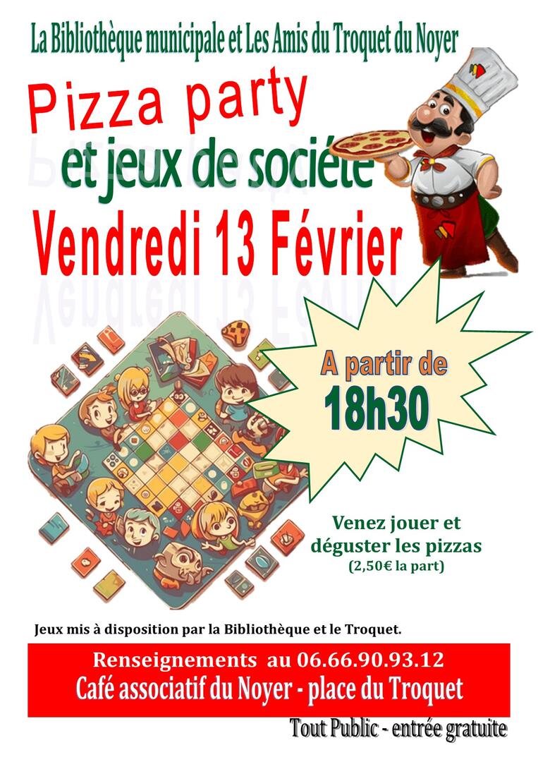 Pizza et jeux