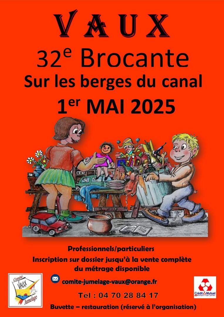 32ème brocante et vide greniers_Vaux