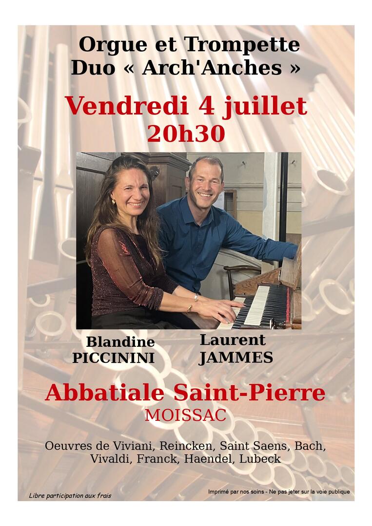 Concert | Orgue et trompette_Moissac