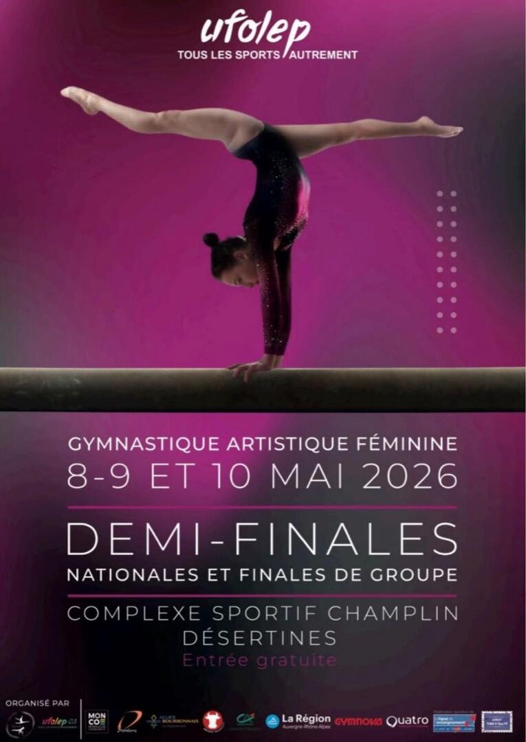 Gymnastique artistique féminine : Demi-finales nationales et finales de groupe_Désertines