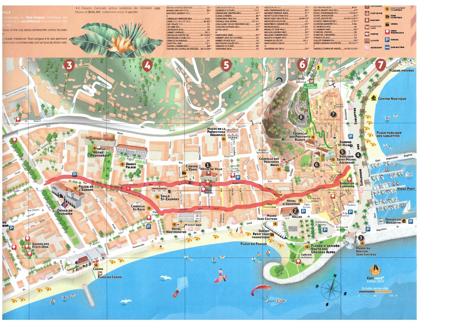 Parcours poussette à Menton