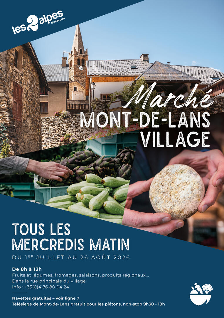 Marché de Mont-de-Lans_Les Deux Alpes
