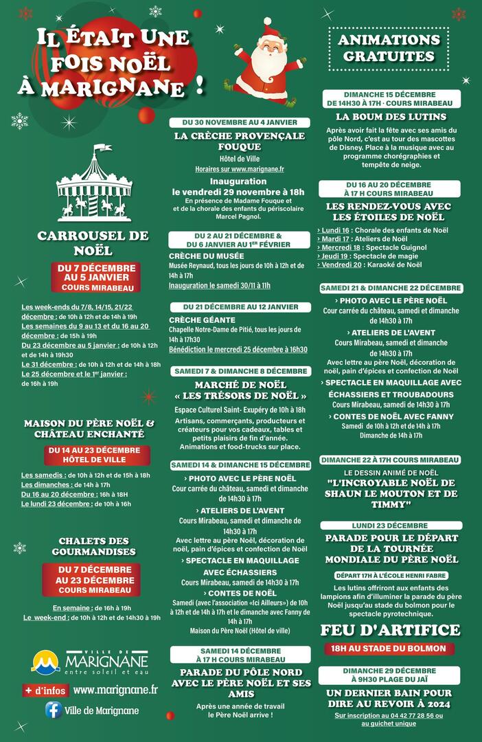 Les joies de Noël à Marignane : tout un programme !_Marign
