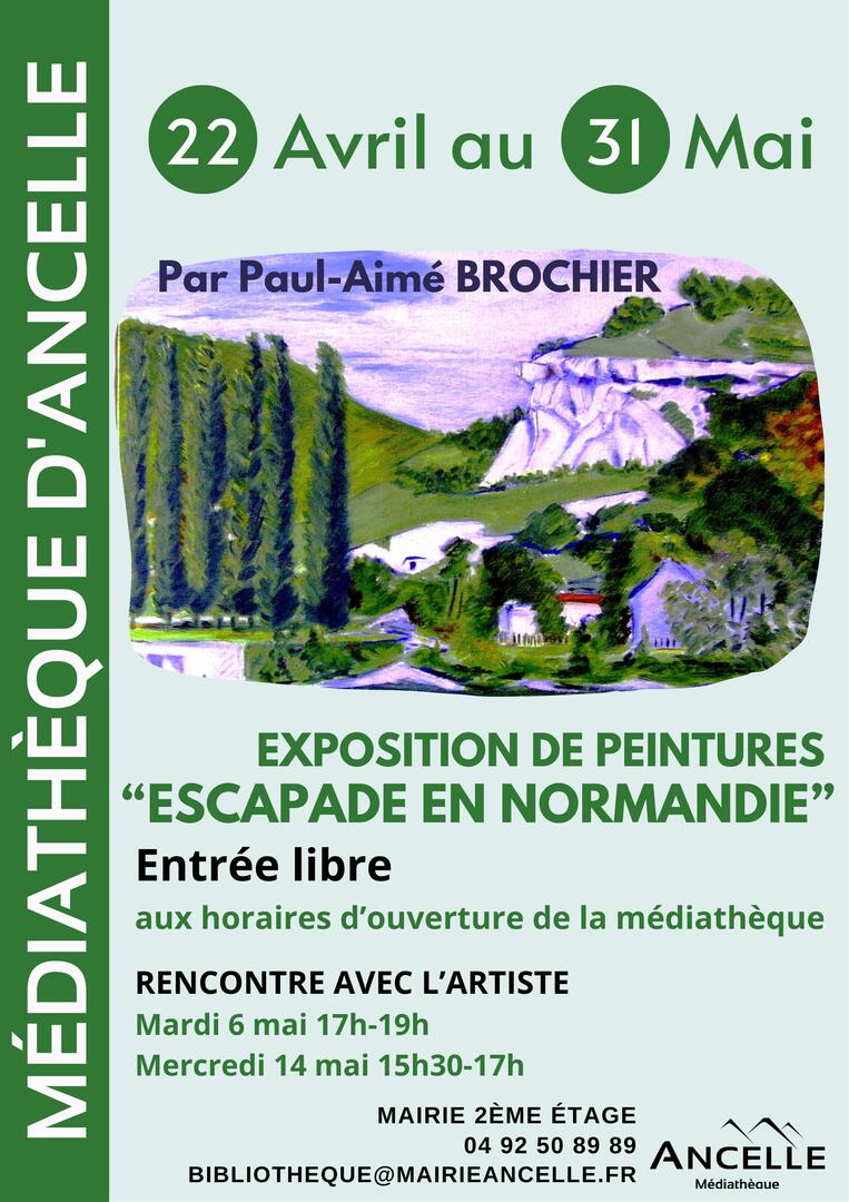 Exposition " Escapade en Normandie"_Ancelle