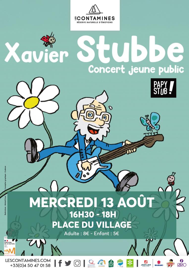 Concert pour enfants : "Papy Stub !" par Xavier Stubbe_Les Contamines-Montjoie