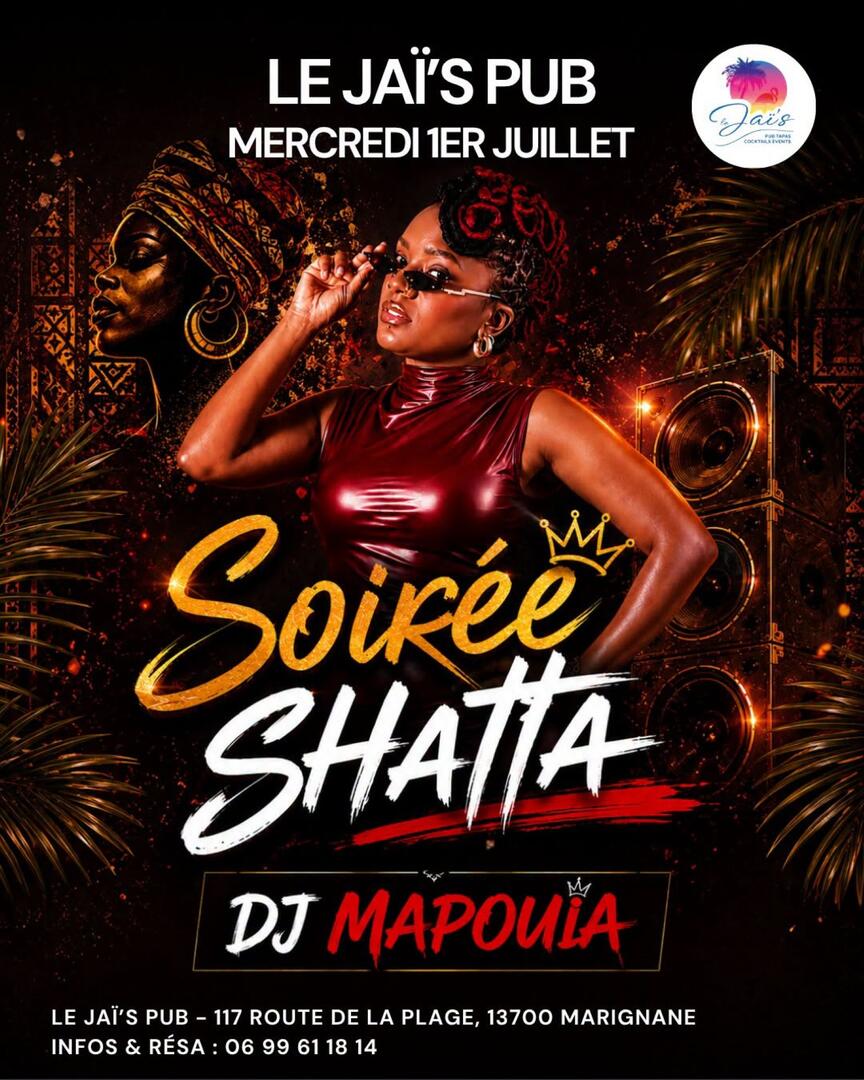 Soirée shatta au Jaï's Pub