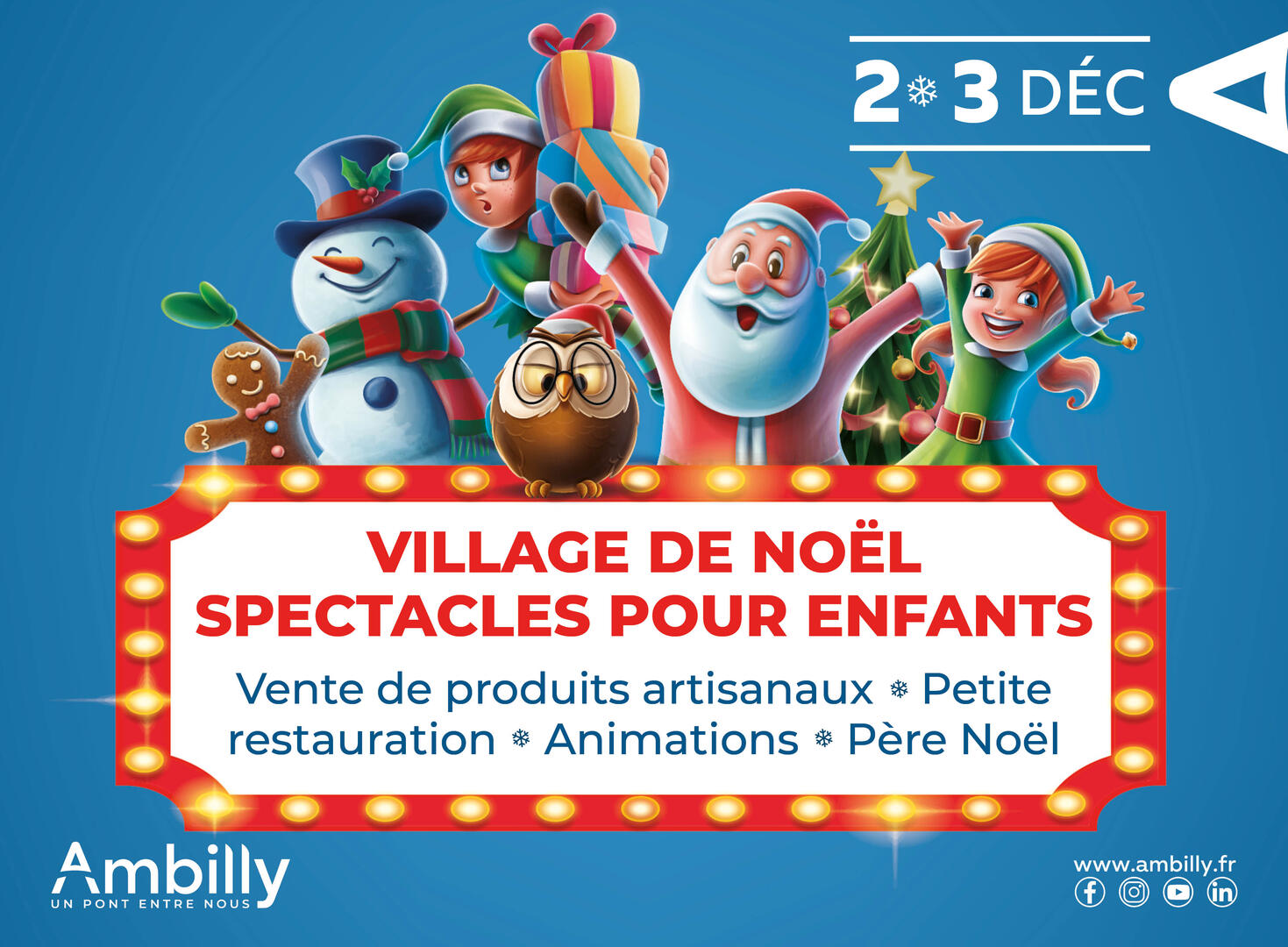 Affiche noel Ambilly