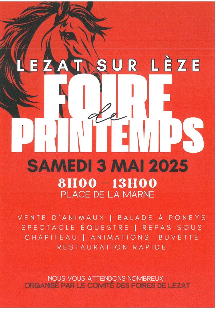 Foire de Printemps_Lézat-sur-Lèze